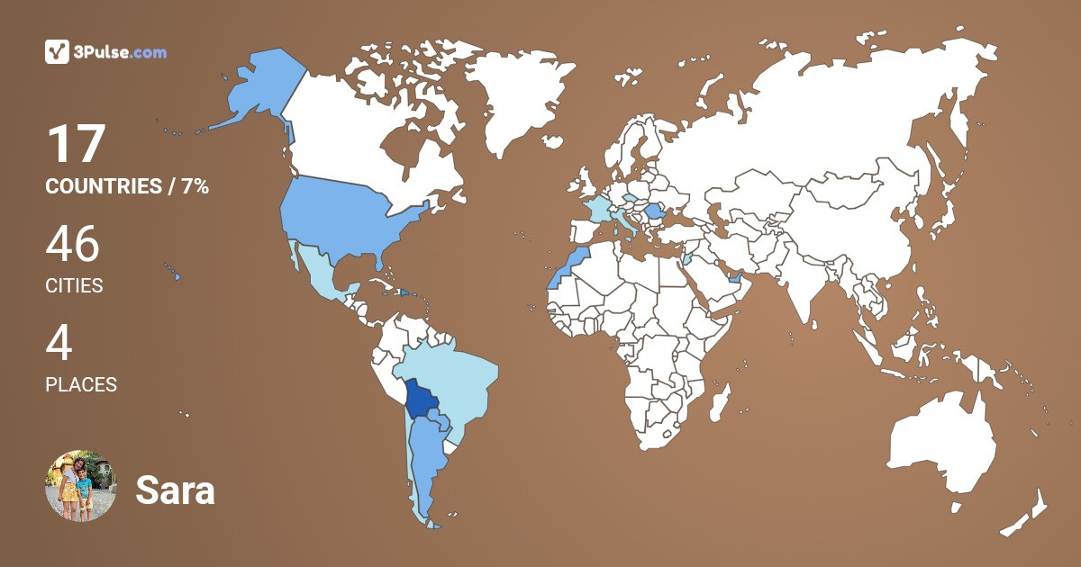 Изображение Карты путешествий Sara Morato