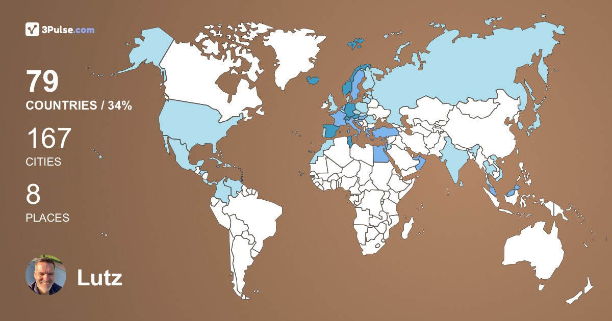 Изображение Карты путешествий Lutz Bulgrin