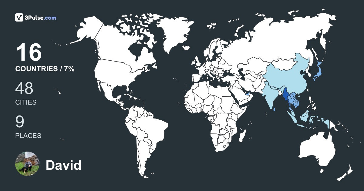 Изображение Карты путешествий David Oo