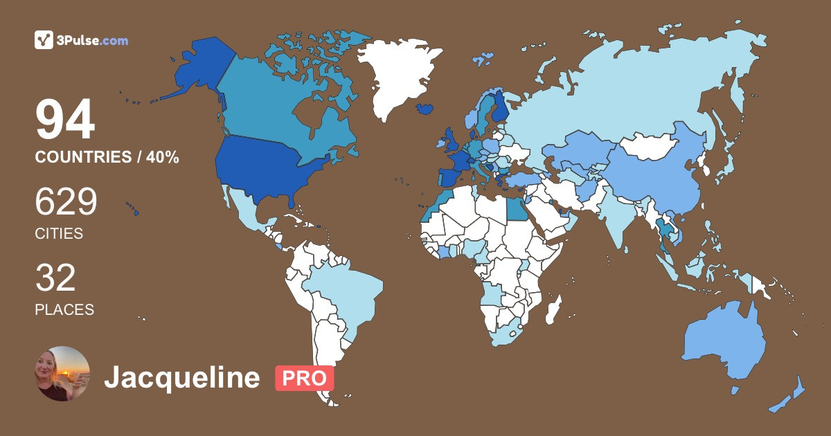 Изображение Карты путешествий Jacqueline Day