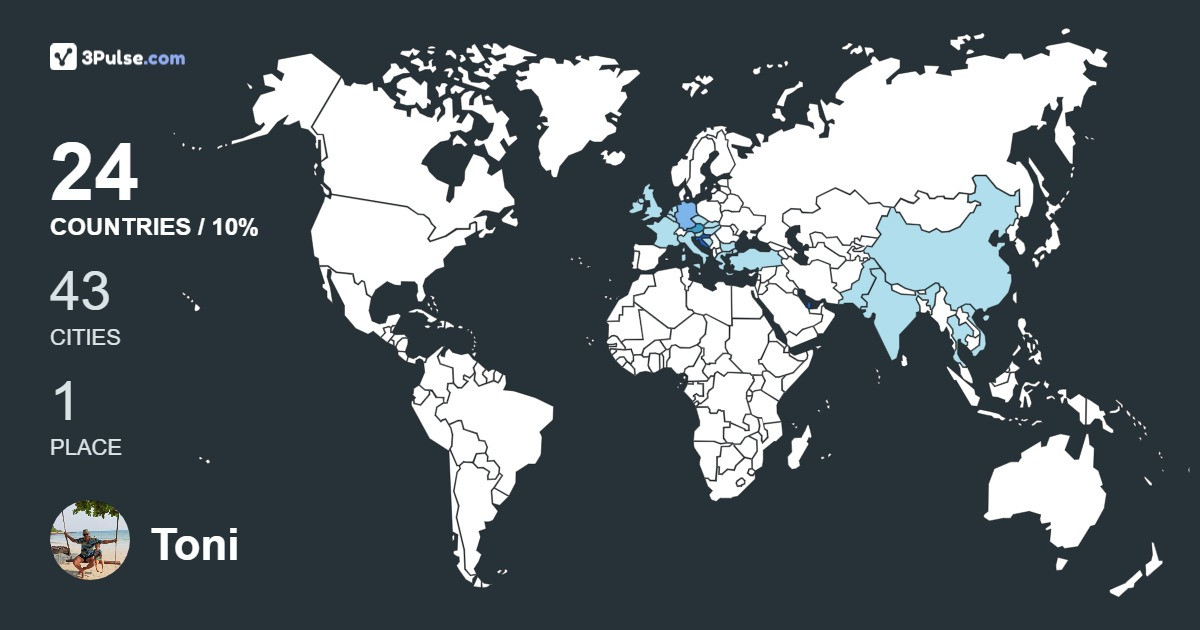 Изображение Карты путешествий Toni Rade