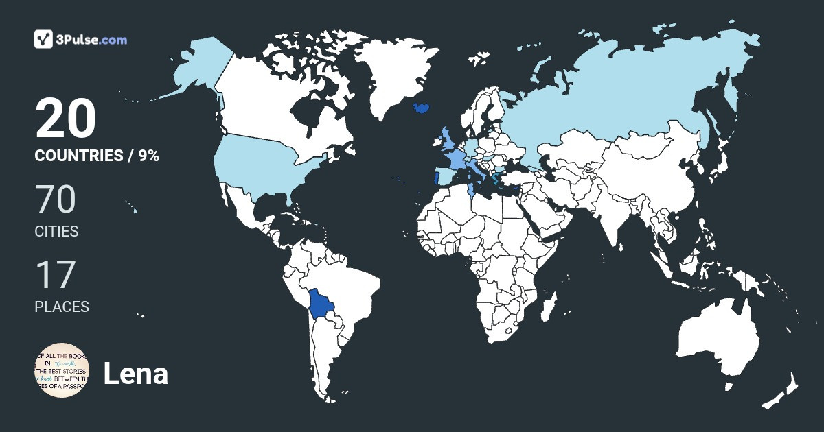 Изображение Карты путешествий Lena Koro