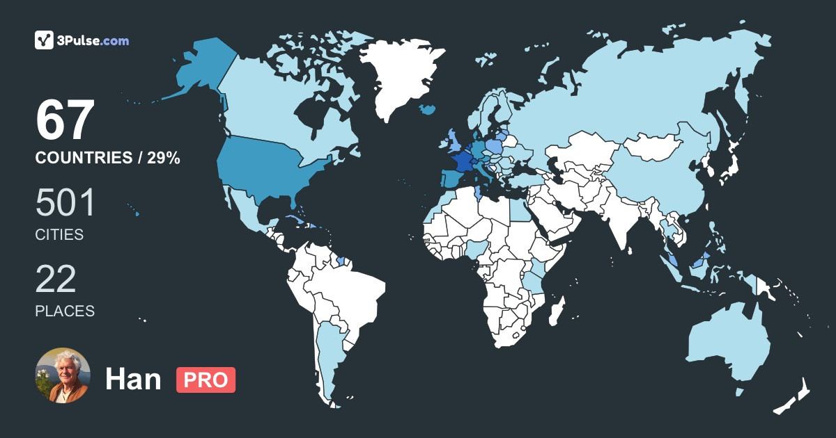 Изображение Карты путешествий Han Van Der Pool