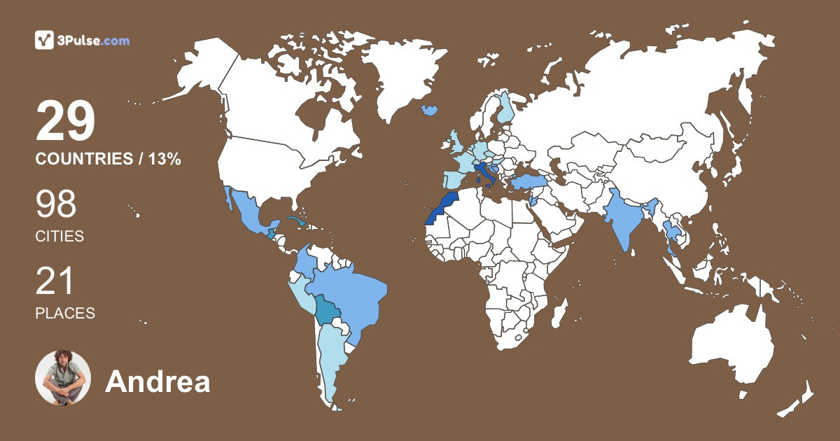 Изображение Карты путешествий Andrea Delbo