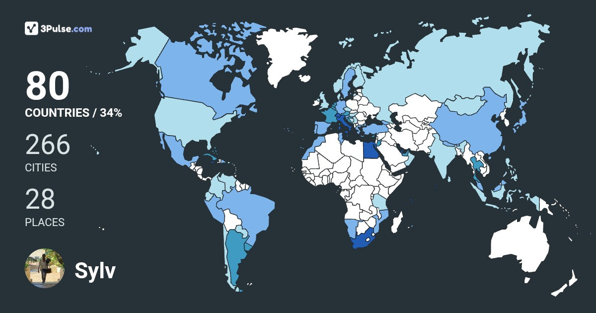 Изображение Карты путешествий Sylv Ina