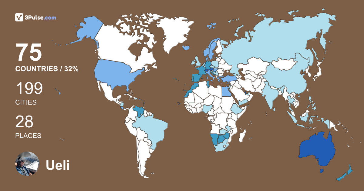 Изображение Карты путешествий Ueli Siekmann