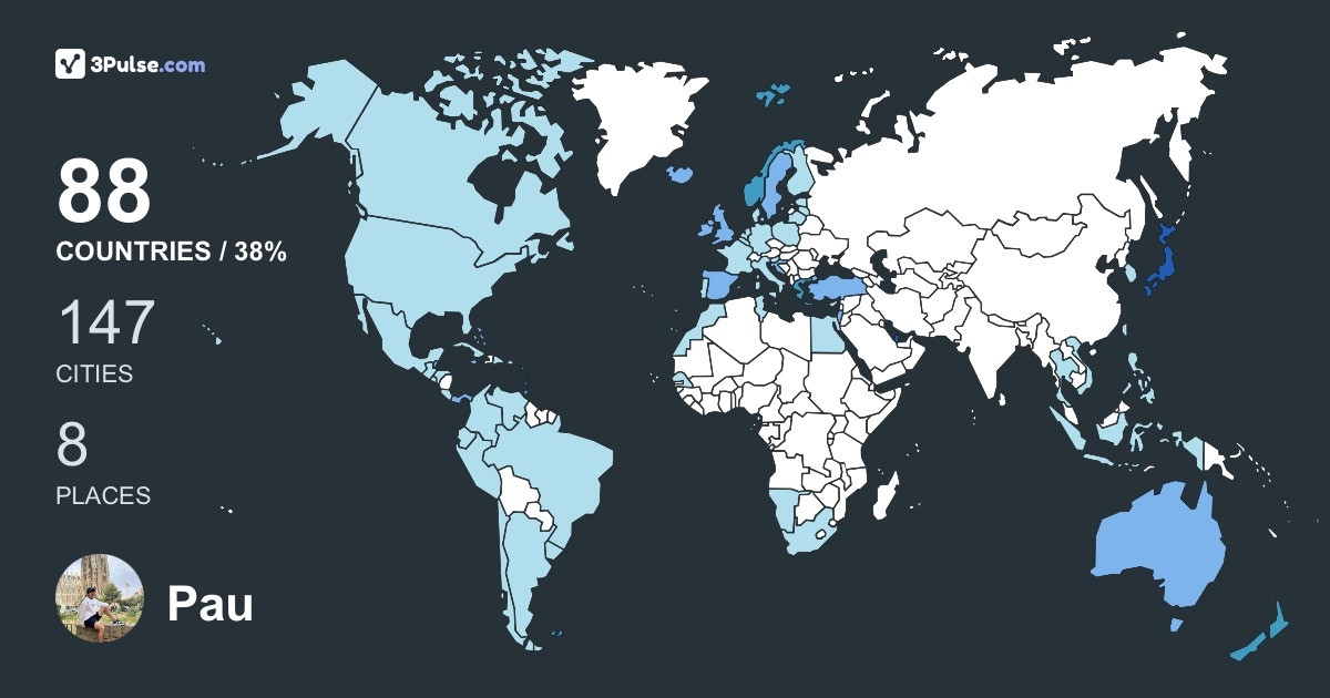 Изображение Карты путешествий Pau Rosco