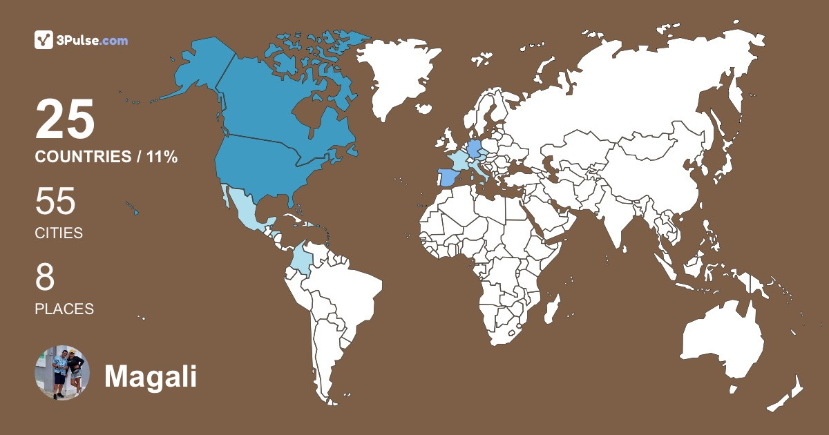 Изображение Карты путешествий Magali Zitro