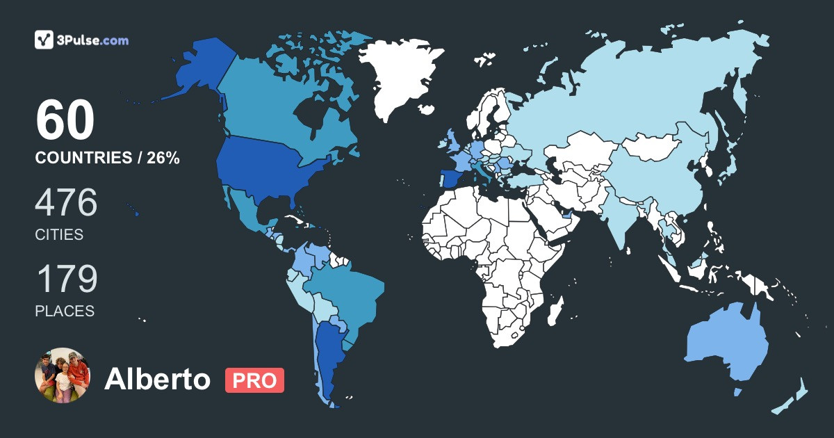 Изображение Карты путешествий Alberto Taverna