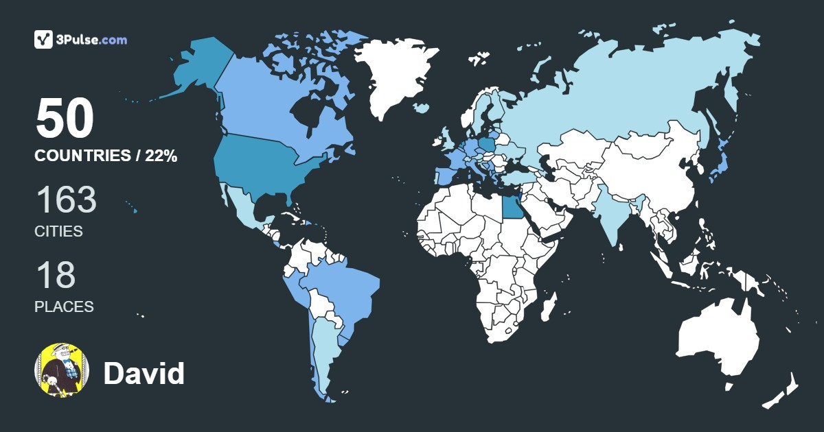 Изображение Карты путешествий David Gurevich