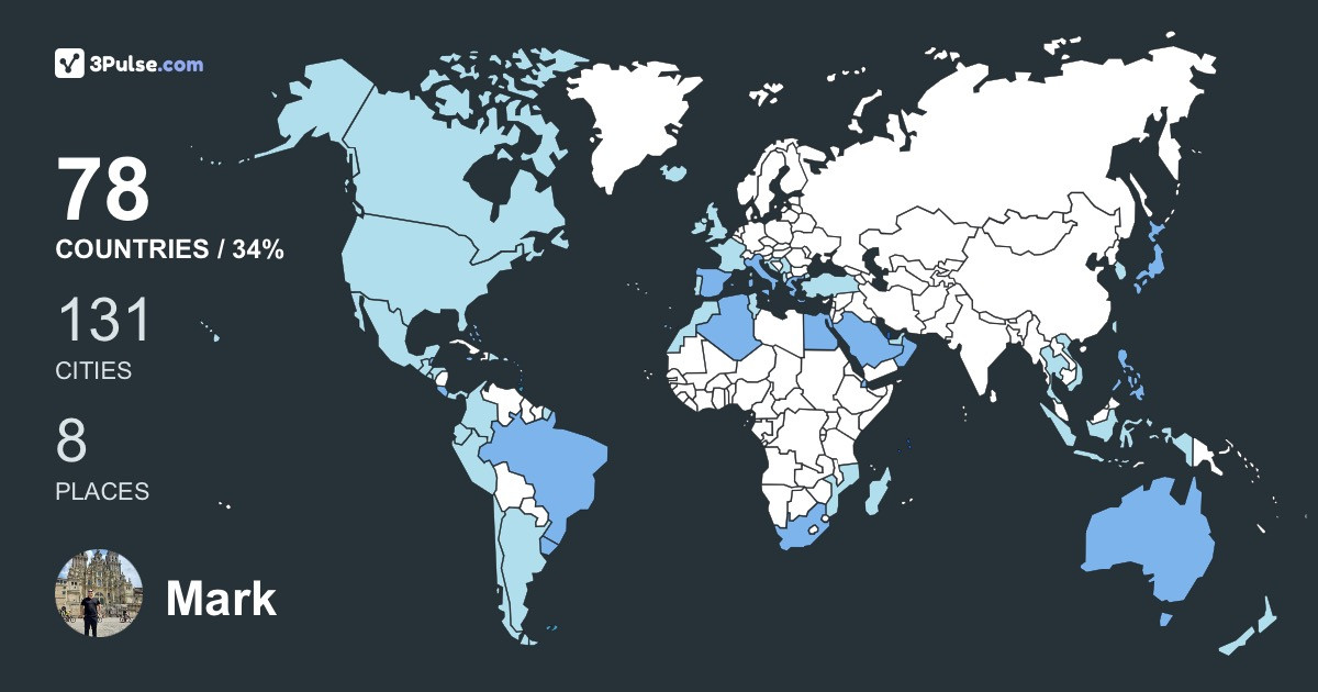 Изображение Карты путешествий Mark Manlutac Y Bautista