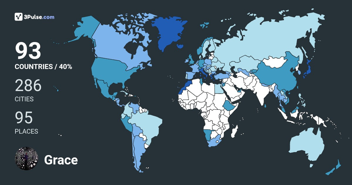 Изображение Карты путешествий Grace Chang