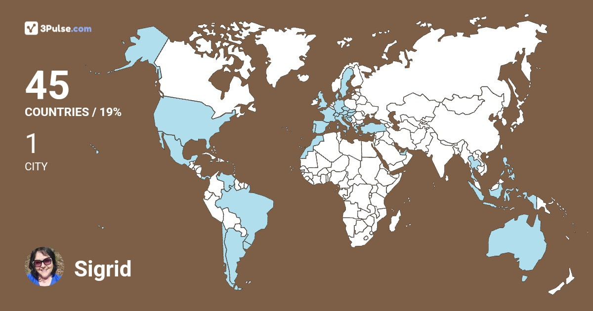Изображение Карты путешествий Sigrid Wolfinger