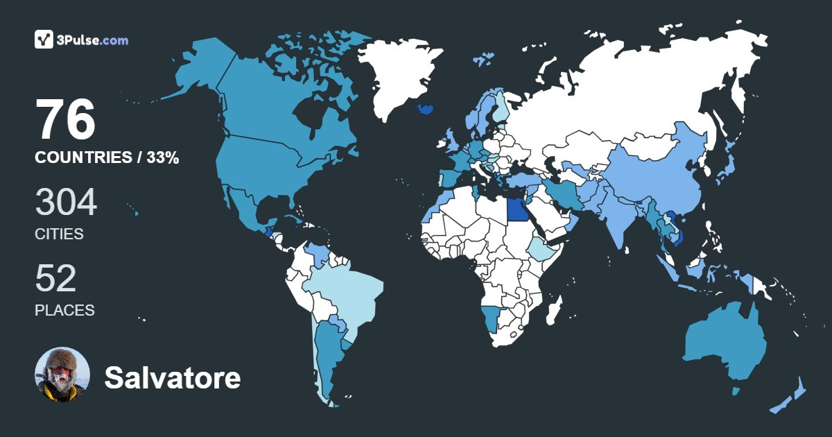 Изображение Карты путешествий Salvatore Leonardi