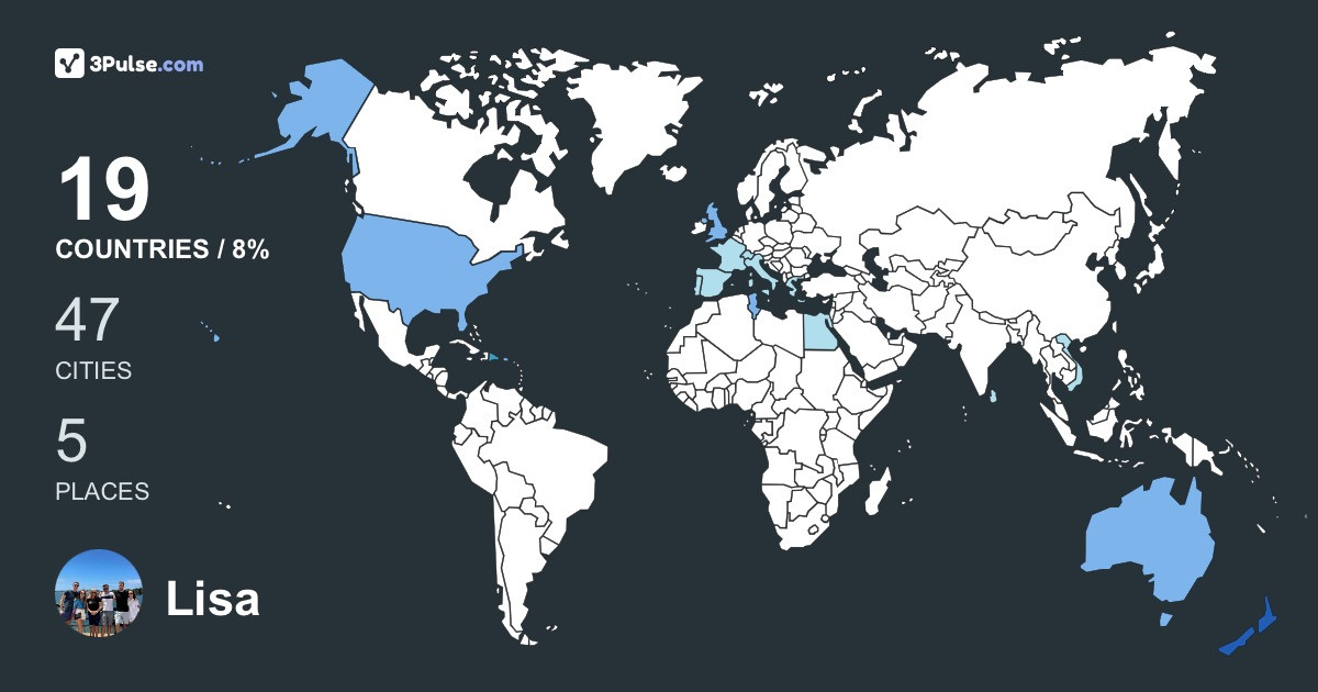 Изображение Карты путешествий Lisa Ford