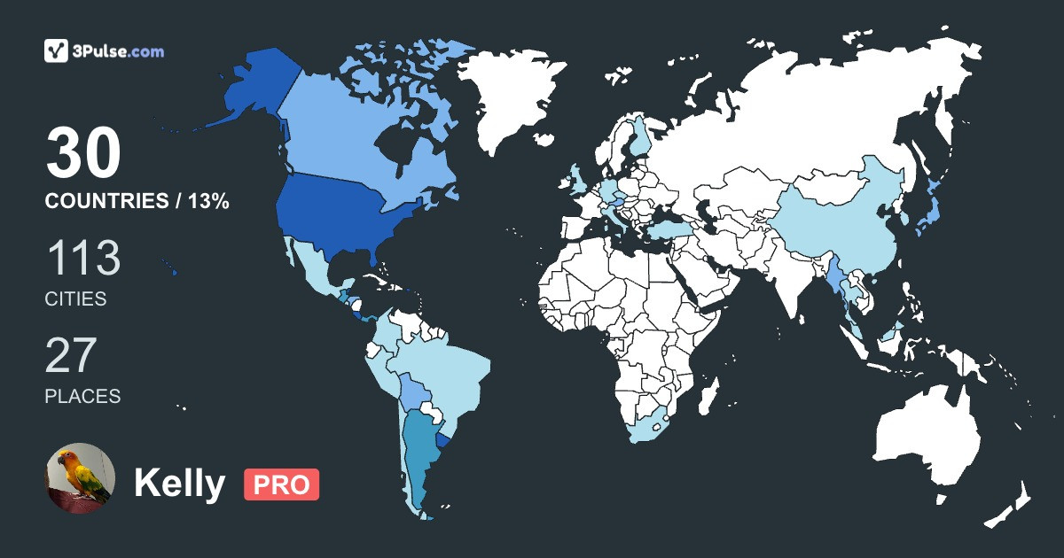 Изображение Карты путешествий Kelly Elder
