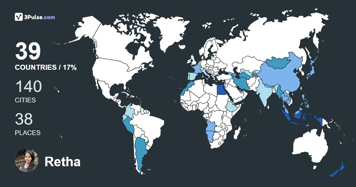 Изображение Карты путешествий Retha Aretha