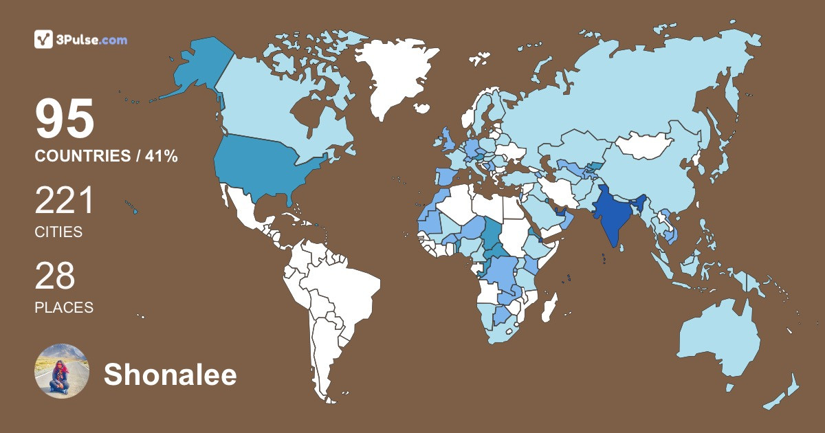 Изображение Карты путешествий Shonalee Basu Behl