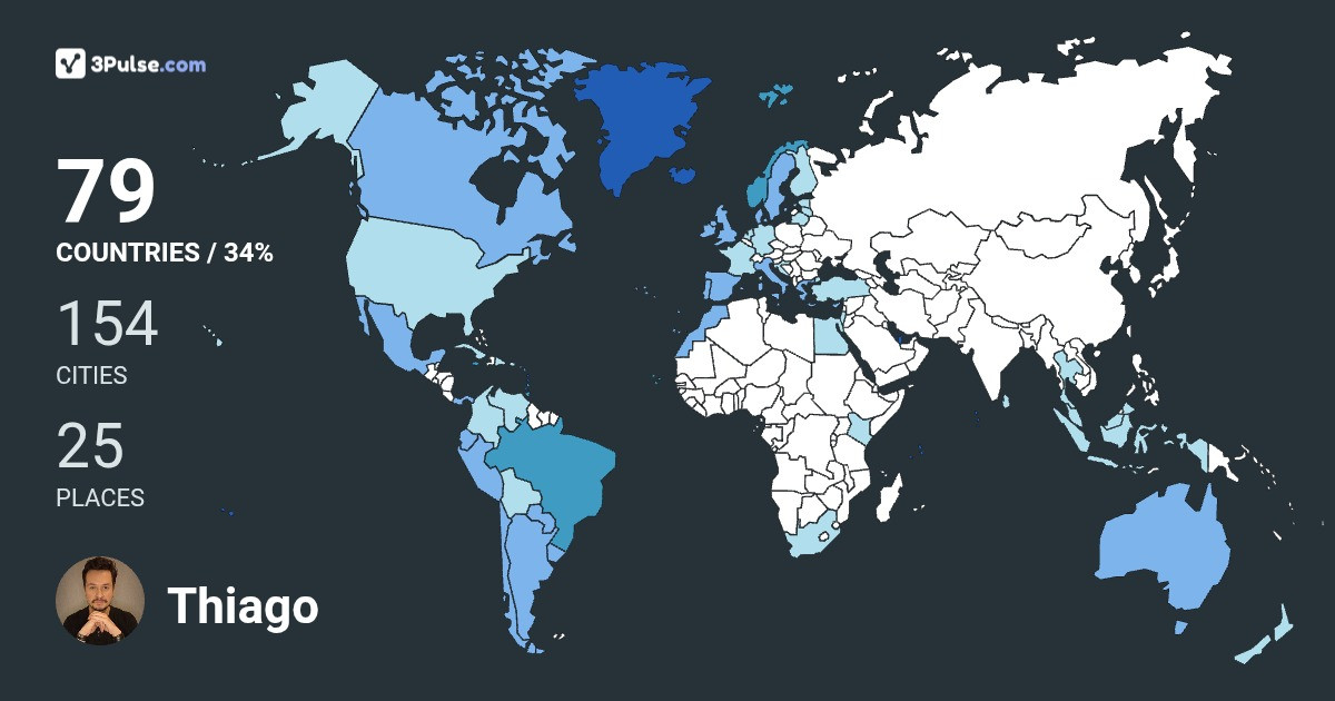 Изображение Карты путешествий Thiago Lemmos