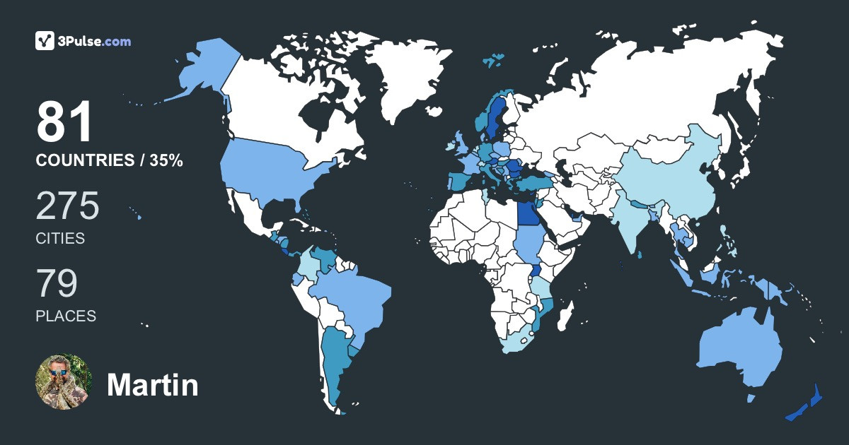 Изображение Карты путешествий Martin Stanciu