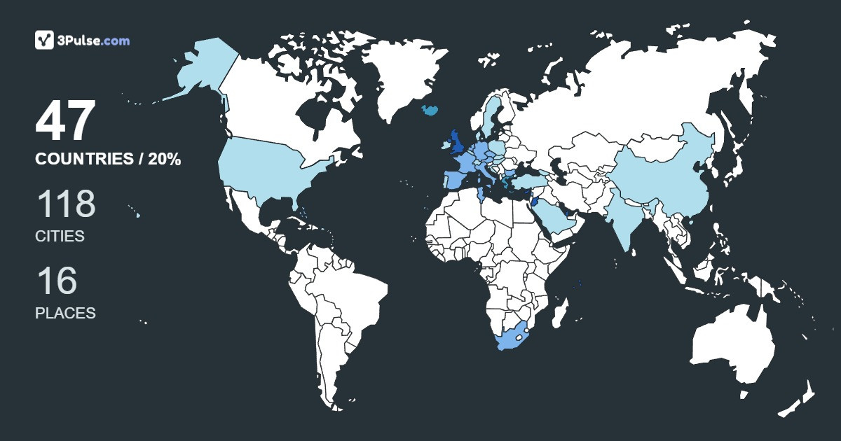 87f783b's Travel Map Image