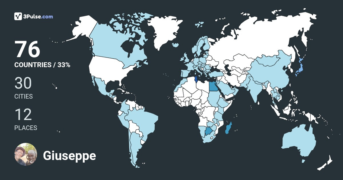 Изображение Карты путешествий Giuseppe Turco