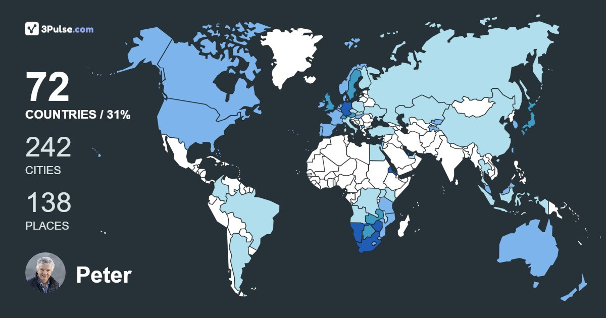 Изображение Карты путешествий Peter Kenny