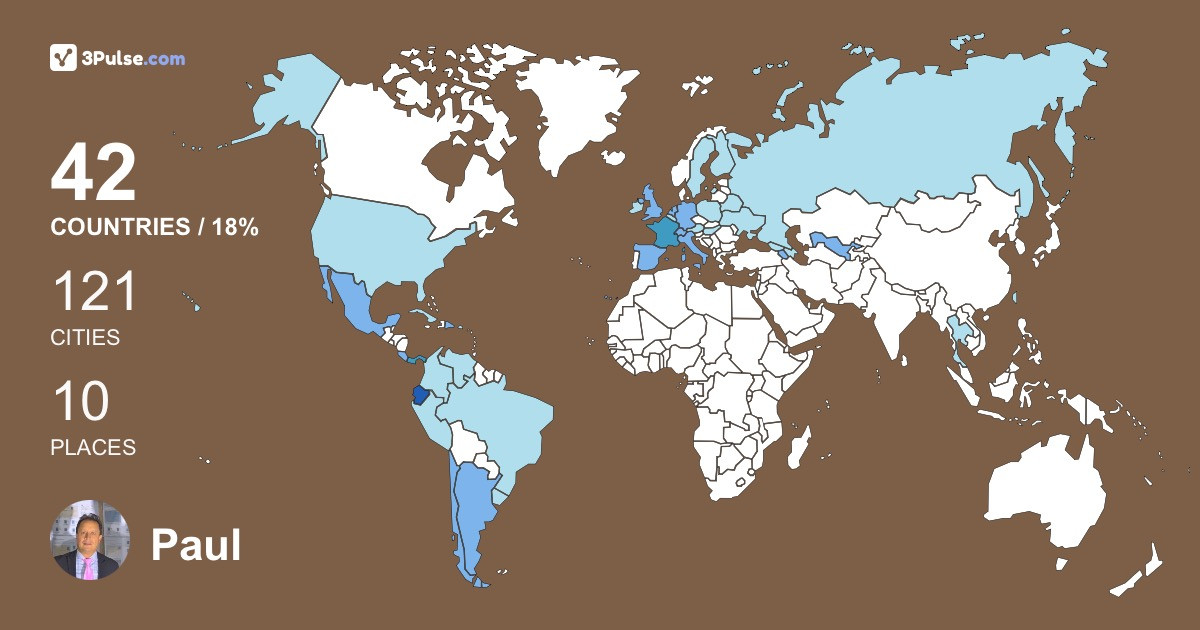 Paul Novoa Vivero's Travel Map Image