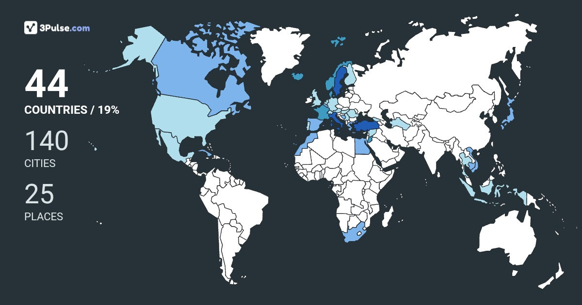 9c84fda's Travel Map Image