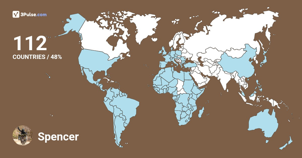Изображение Карты путешествий Spencer Conway