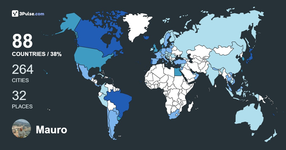 Изображение Карты путешествий Mauro Neves