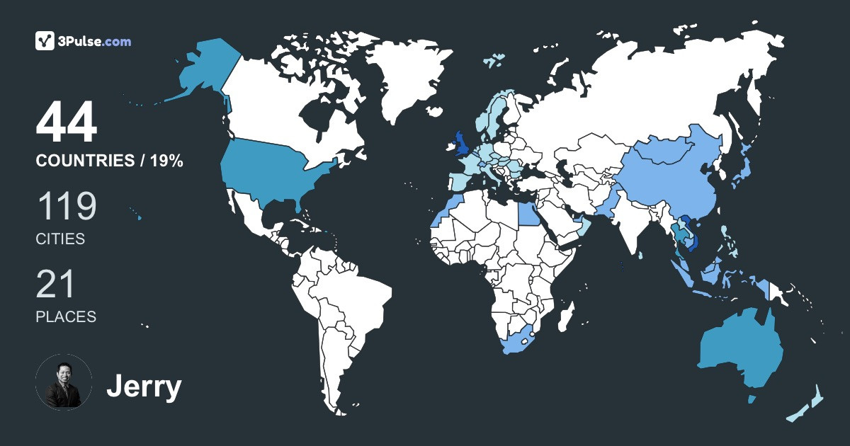 Изображение Карты путешествий Jerry Nguyen