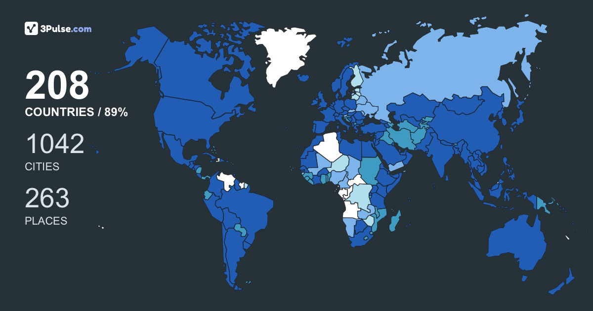 dd5d561's Travel Map Image