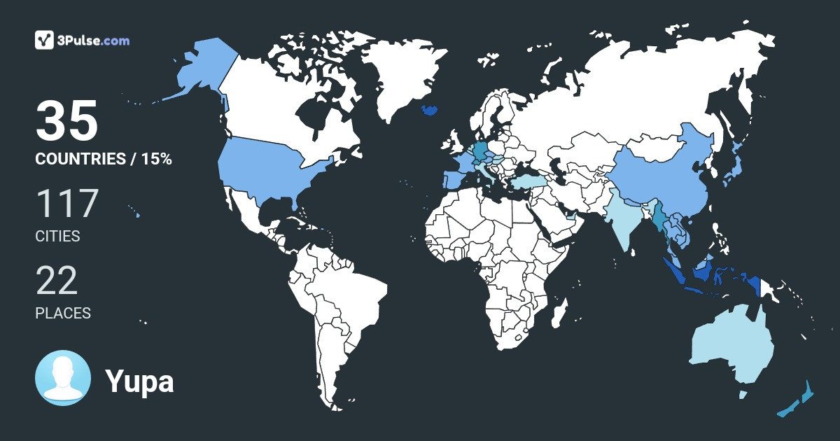 Изображение Карты путешествий Yupa Yupa
