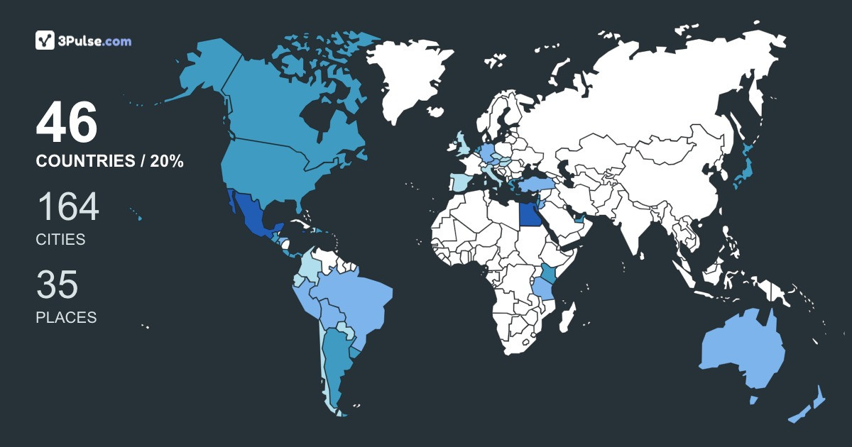 668d24e's Travel Map Image