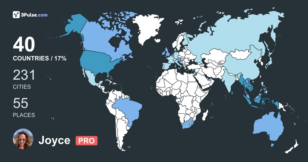 Изображение Карты путешествий Joyce Odom