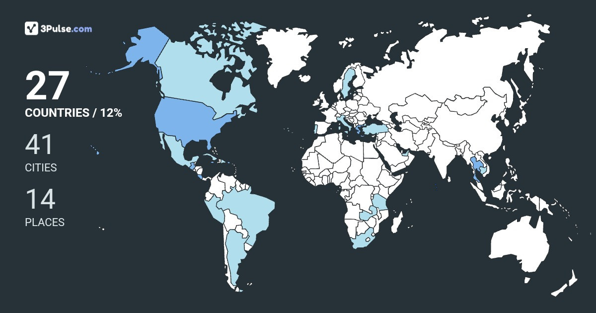7db5735's Travel Map Image