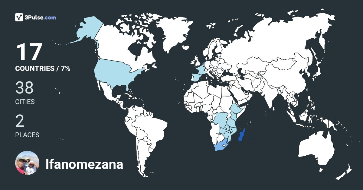 Изображение Карты путешествий Ifanomezana Rasolondraibe