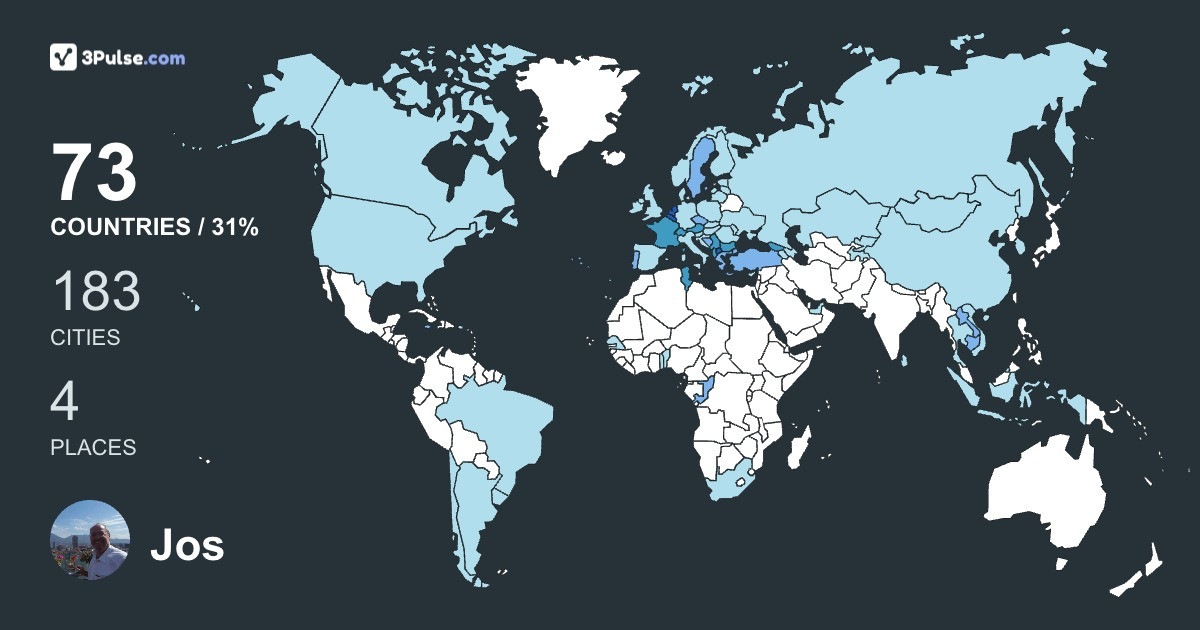 Изображение Карты путешествий Jos Uitdehaag