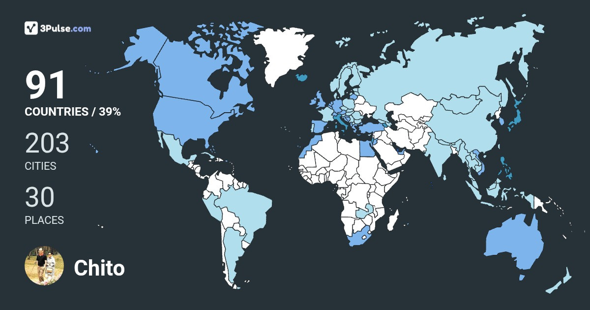 Изображение Карты путешествий Chito Rollan