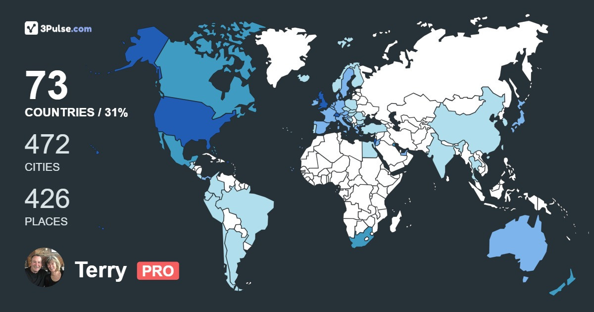 Изображение Карты путешествий Terry Snyder