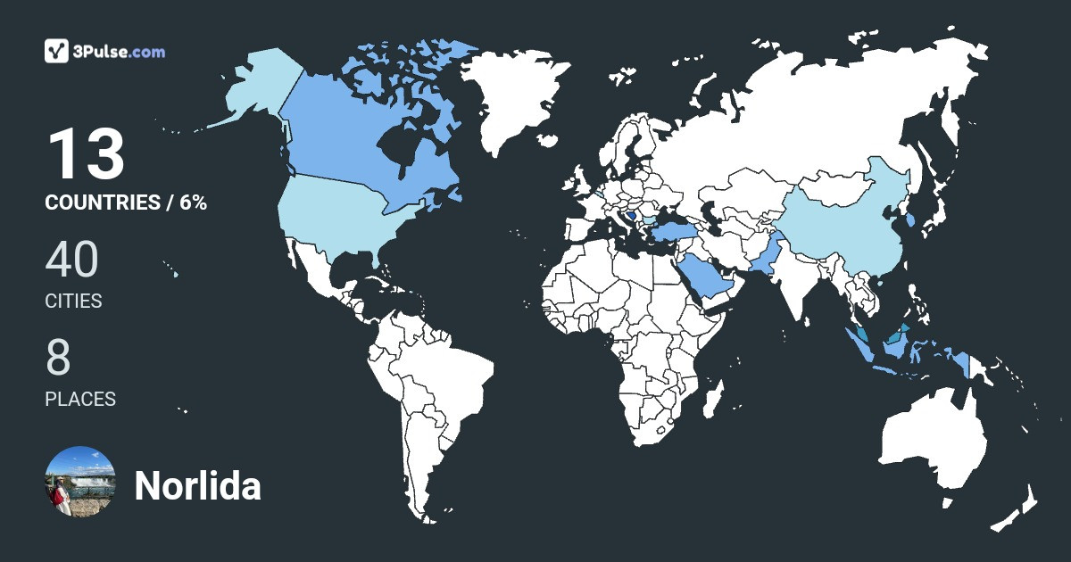 Изображение Карты путешествий Norlida Raja Embong