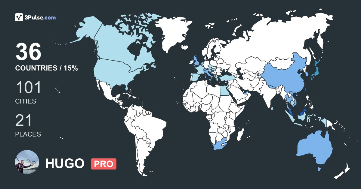 Изображение Карты путешествий HUGO NG KAR KHONG