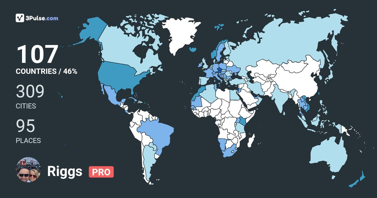 Riggs's Travel Map Image