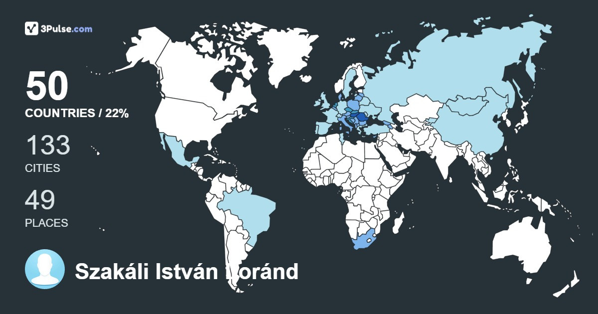 Изображение Карты путешествий Szakáli István Loránd Lori