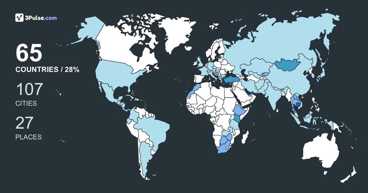 Ayşın Argun's Travel Map Image