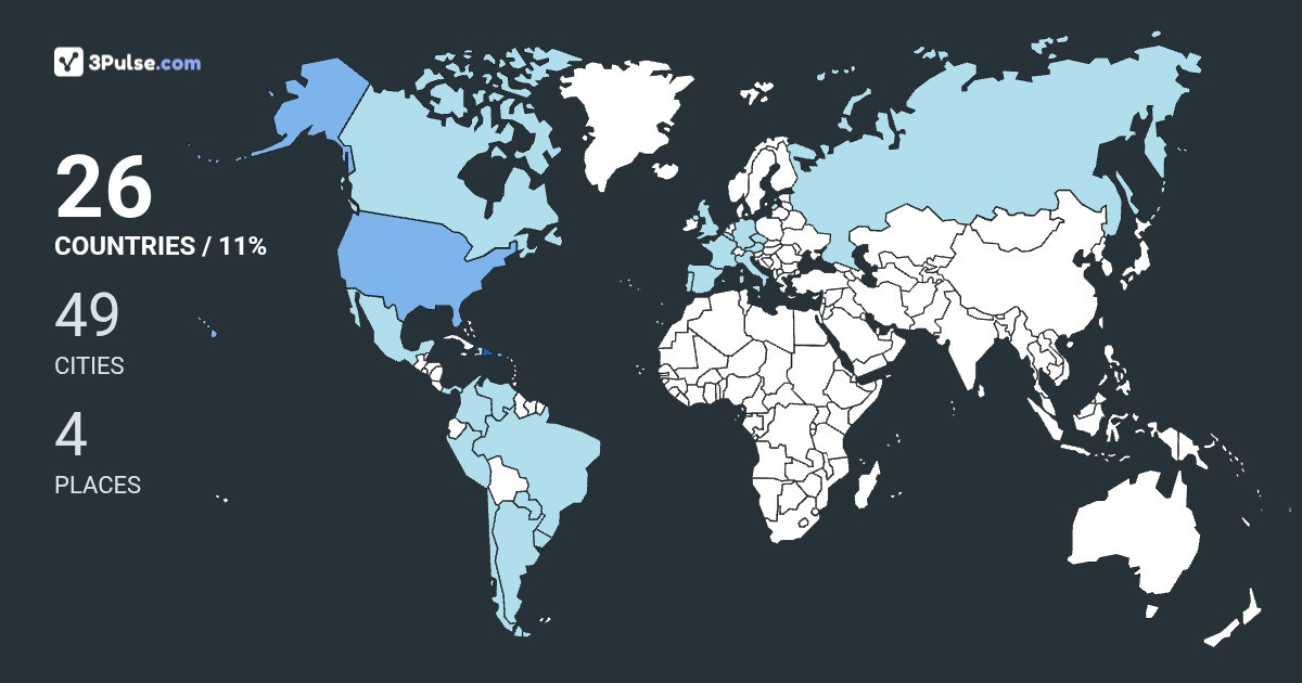 2594ce9's Travel Map Image