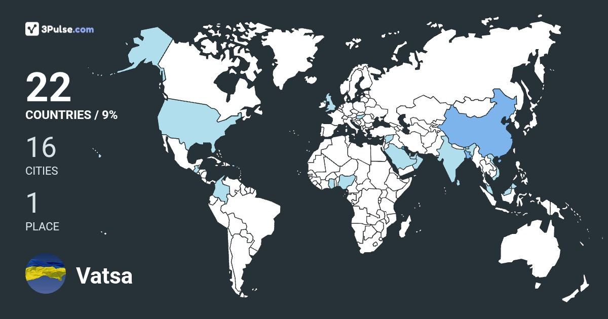 Изображение Карты путешествий Vatsa P