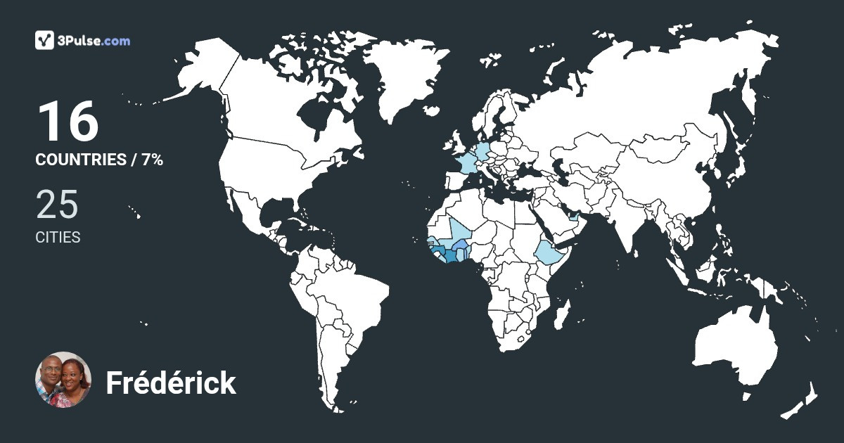 Изображение Карты путешествий Frédérick Vaz Fernandes