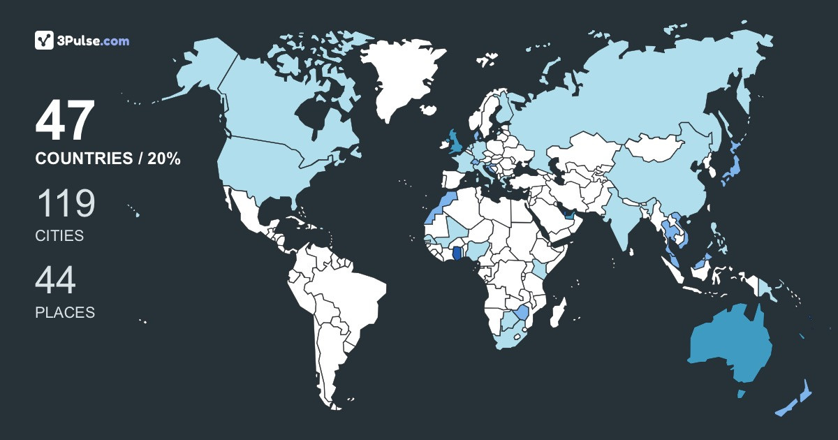 e234b6c's Travel Map Image